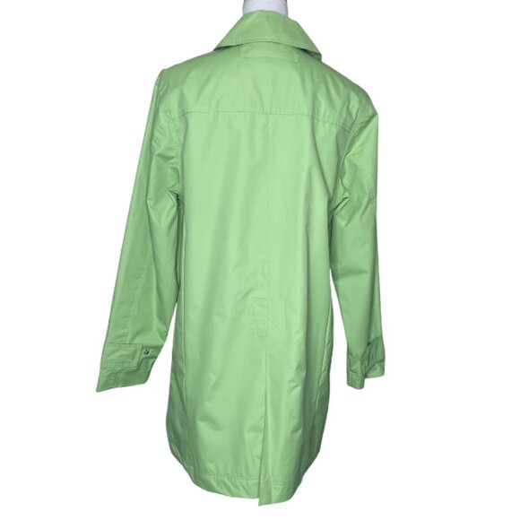 White Stag Women's Marble Green Raincoat Jacket Outdoors Pockets Spring Sz 8/10 - Picture 3 of 12